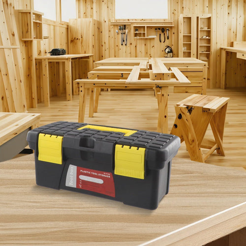 10 Inch Black Plastic Toolbox S384