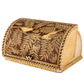 Birds Pattern Birch Bark Bread Box N722845