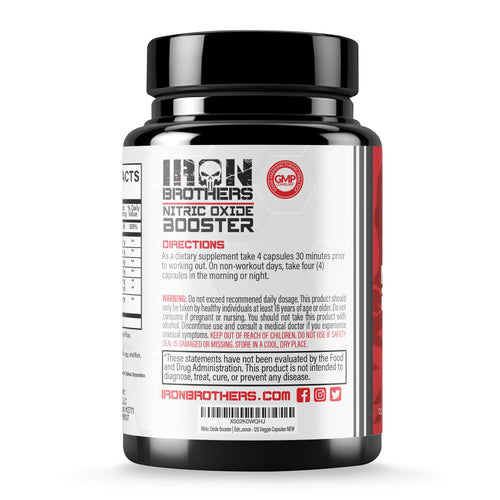 120 Vegan Capsules Nitric Oxide Supplement H678