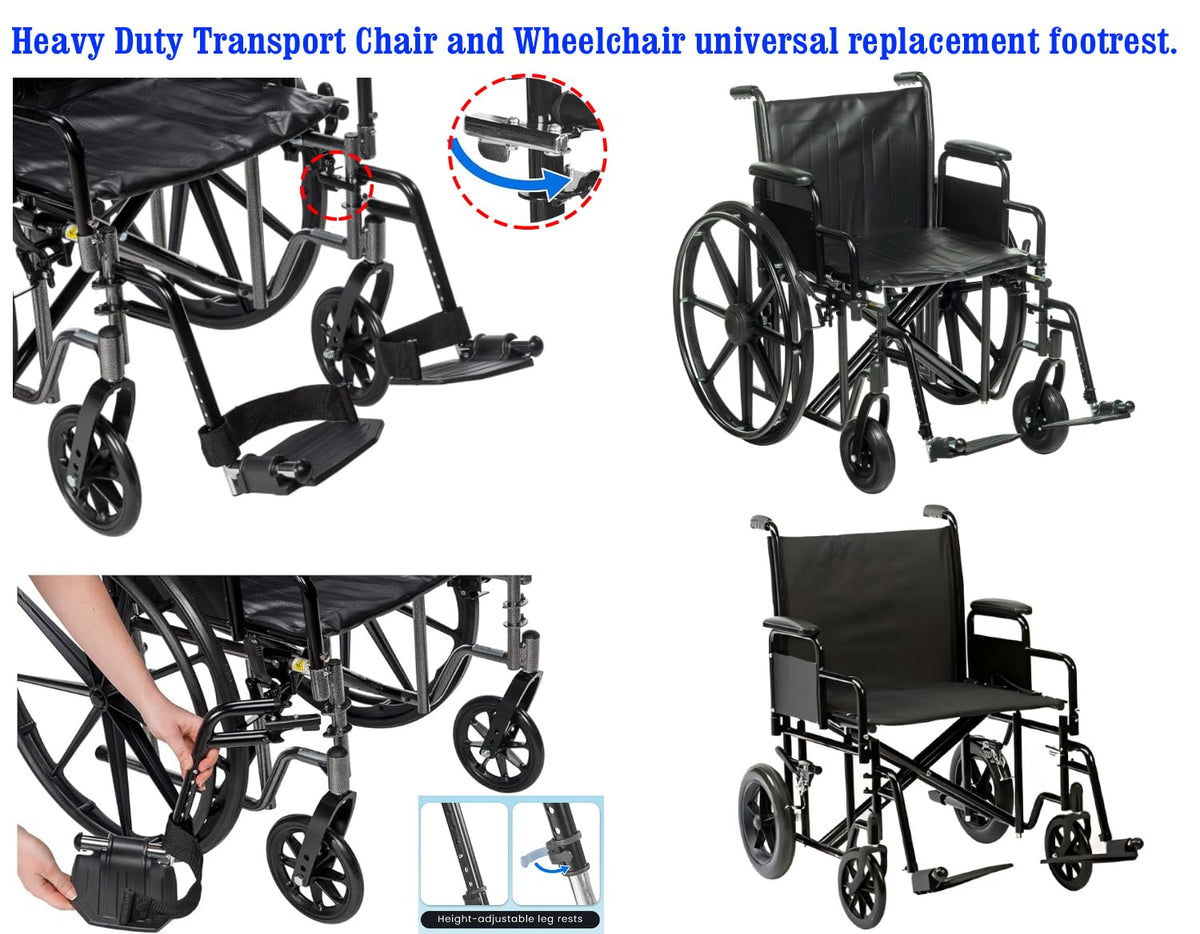 Aluminum Wheelchair Footrest Replacements W757963