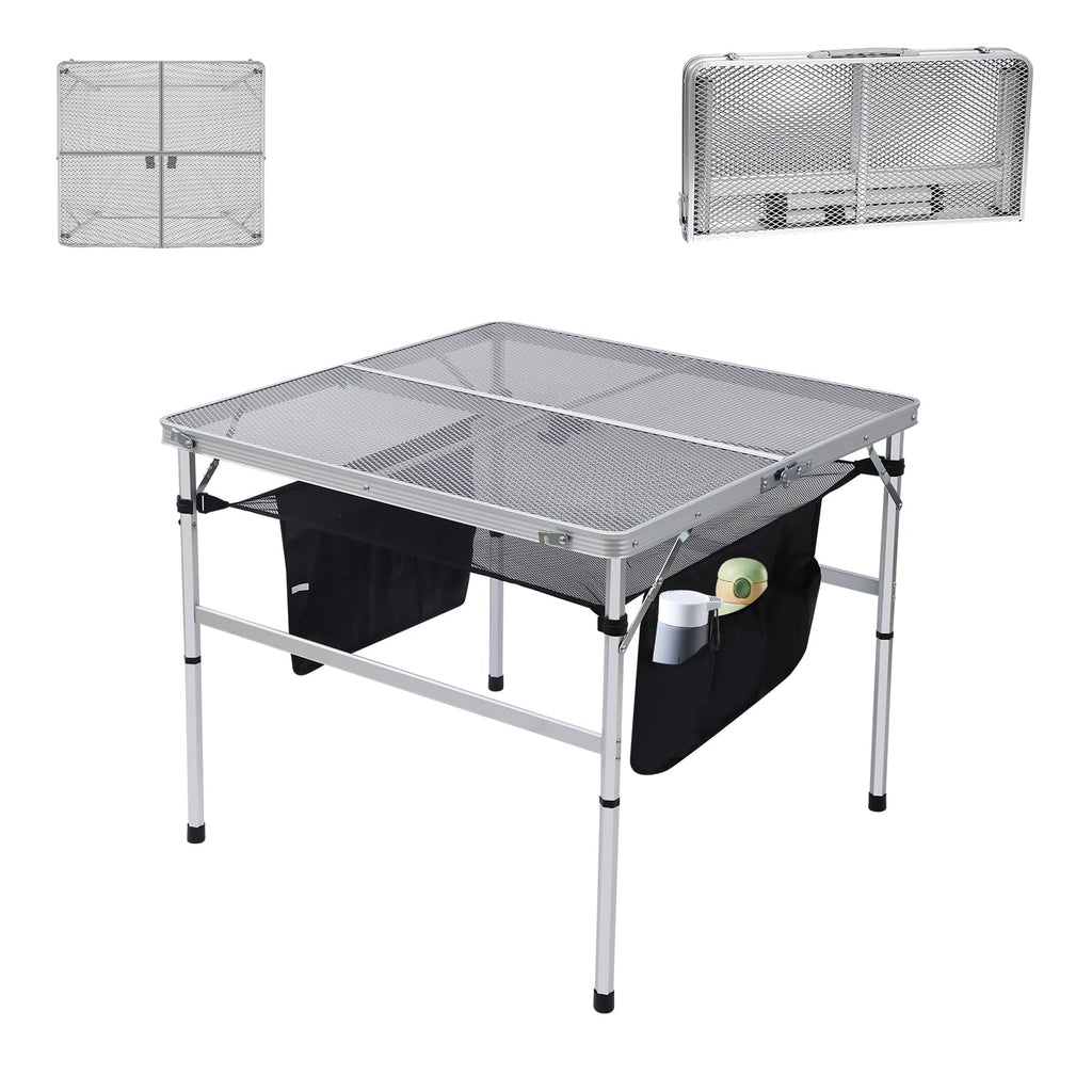 Height Adjustable Aluminum Folding Table X39139