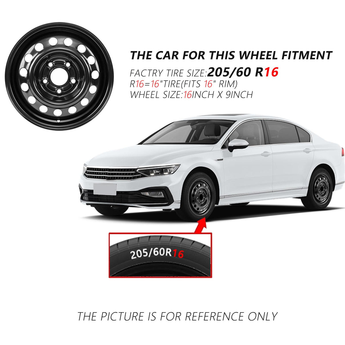 16x6.5" Wheel Rim L267125