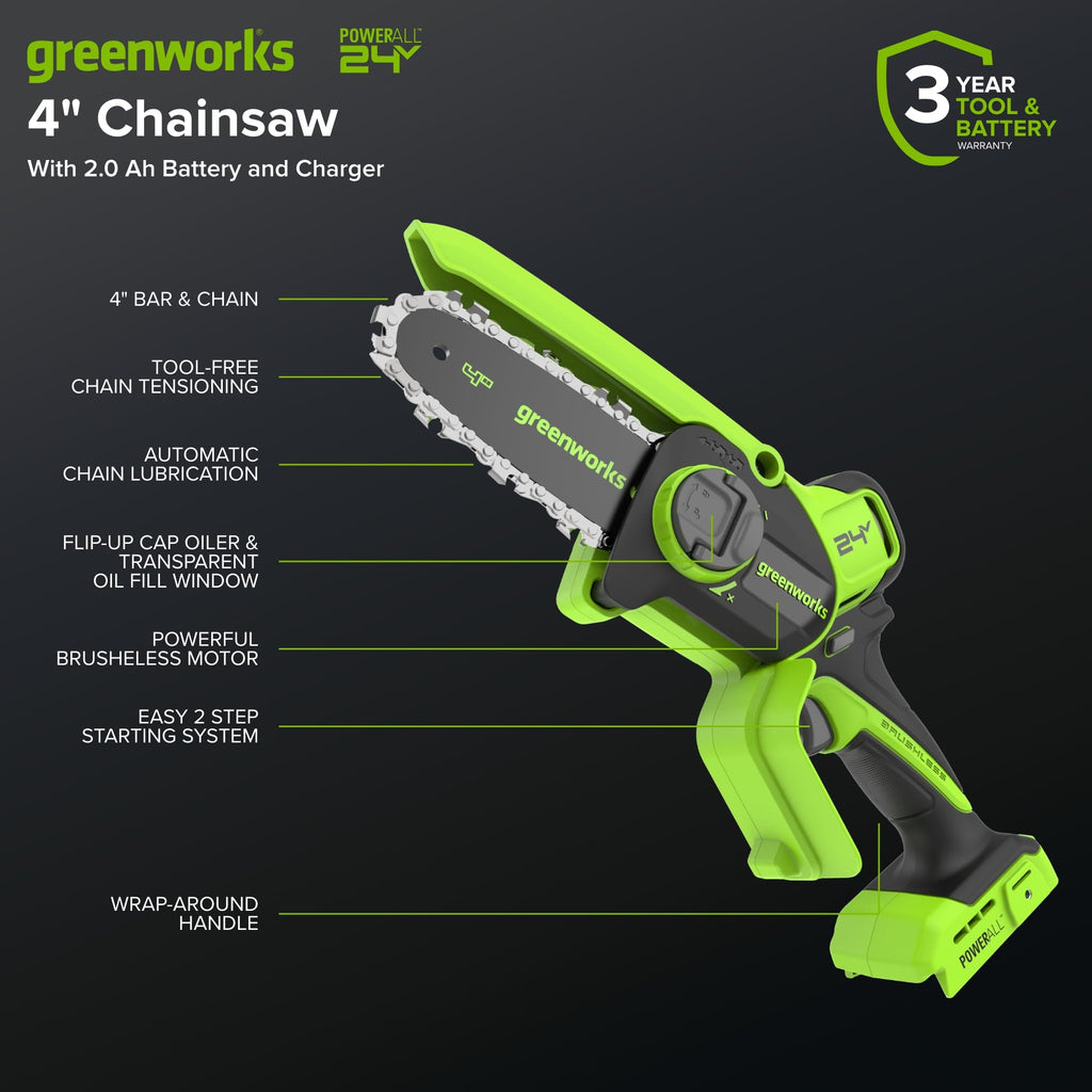 24V 4 in Mini Chainsaw Y560900