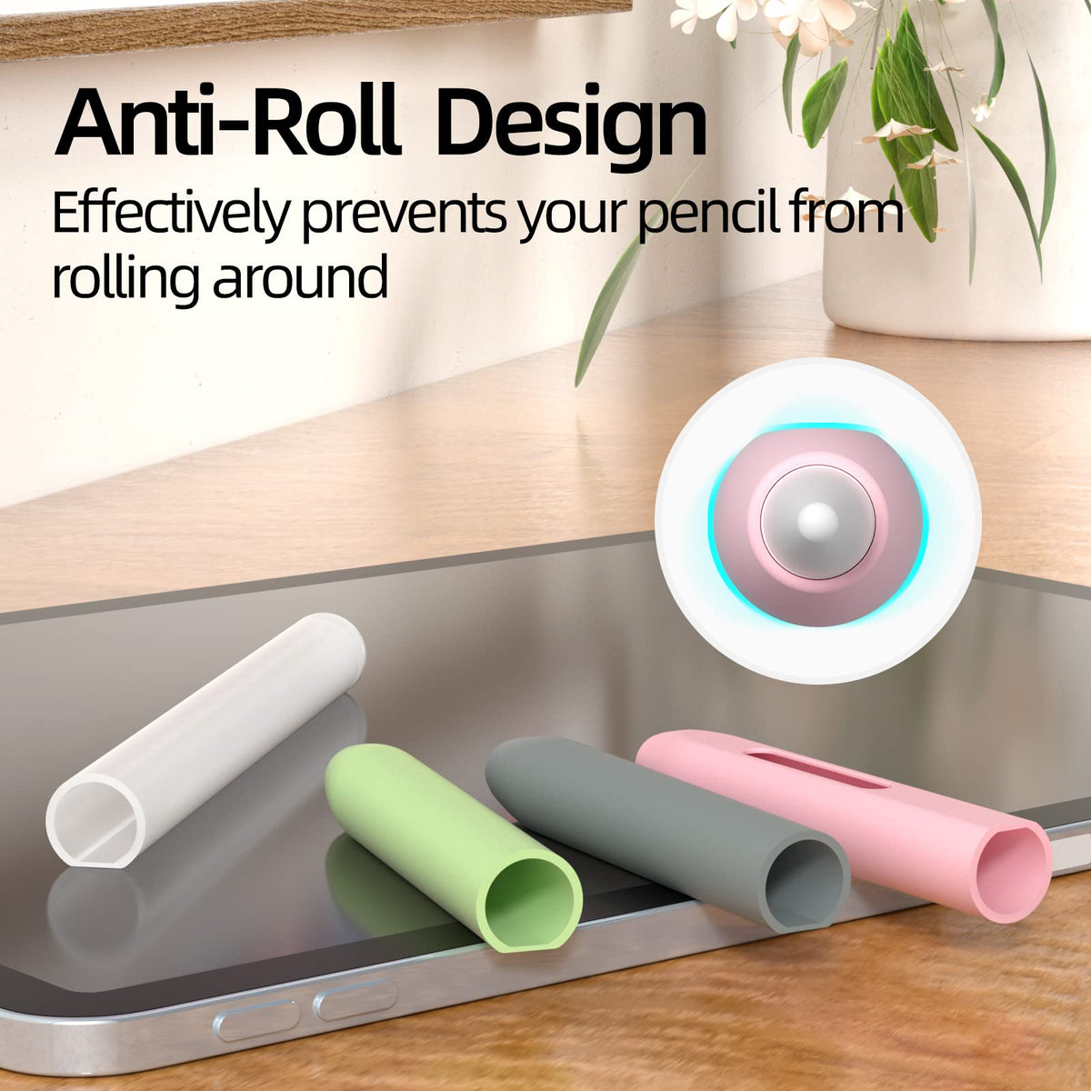 Silicone Translucent Pencil Case 3 Pack J73602