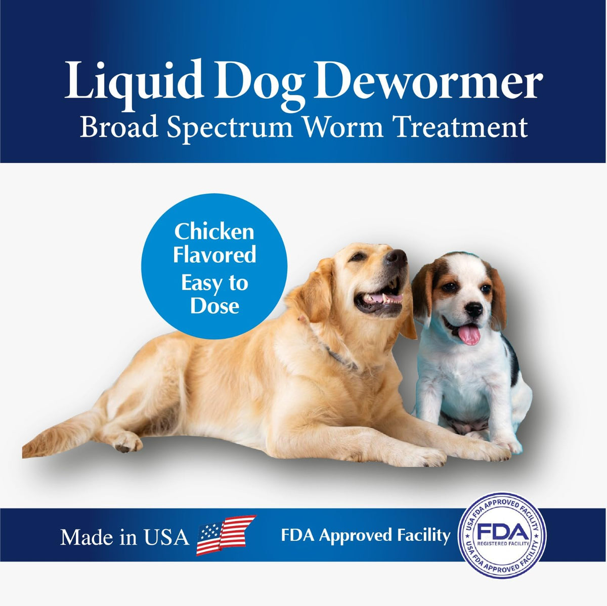 Broad Spectrum Dog Dewormer Treatment 120ml Banana Flavour K572