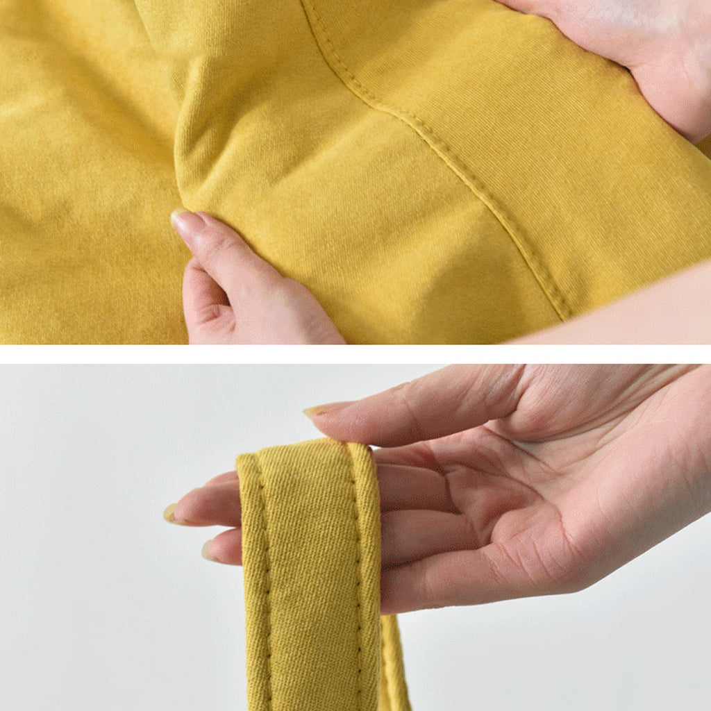 Yellow Washable Bean Bag Chair Cover I965353