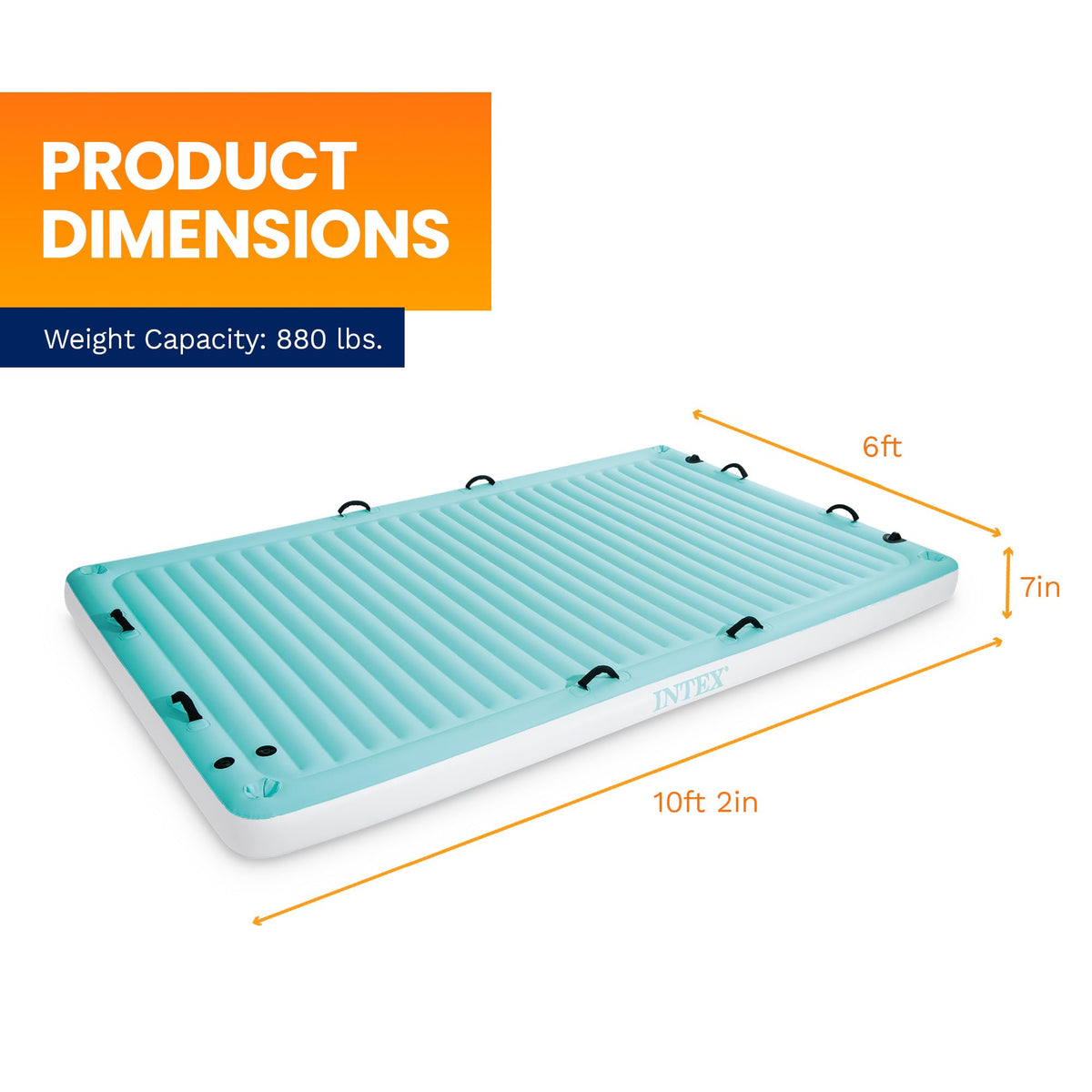 Inflatable Floating Water Lounge Mat E944