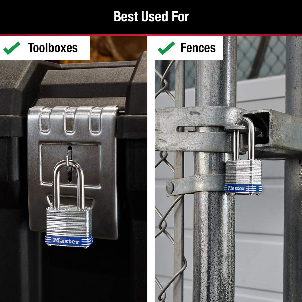 Outdoor Keyed-Alike Padlock 4 Pack C33625