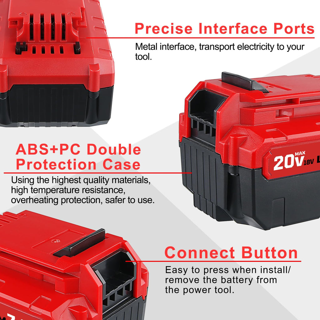 20V 7.0Ah Replacement Battery 2 Pack E20294
