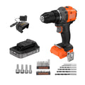 20V MAX Cordless Brushless Drill Driver with 30 Pc. Drill Bit Set Z186