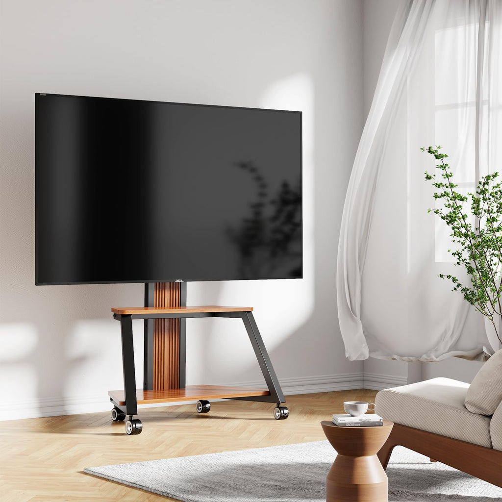 Heavy Duty Mobile TV Stand with Wheels Q280993