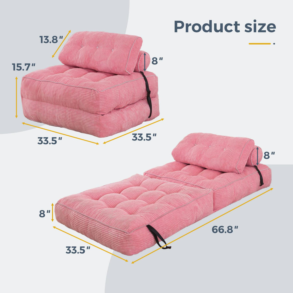 Folding Sofa Bed with Pillow C937