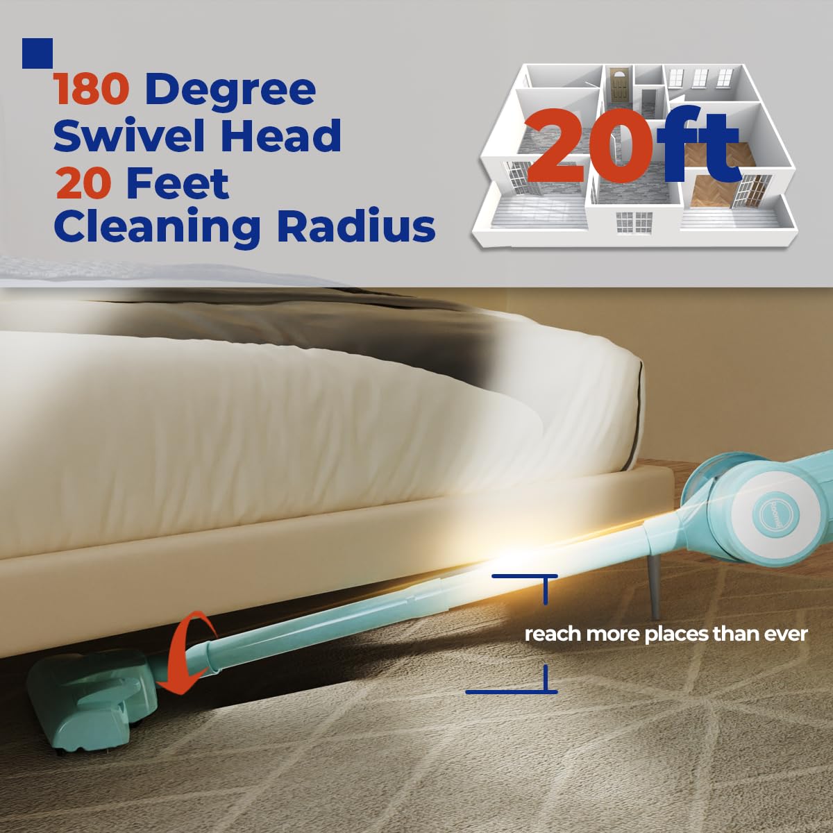 Corded Stick Vacuum Cleaner 450W E1453