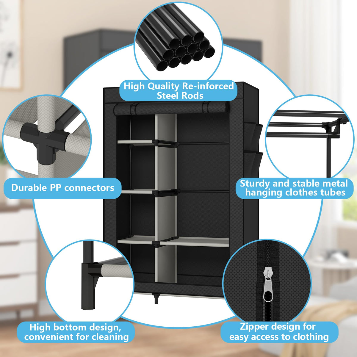 Portable Closet Organizer U56089