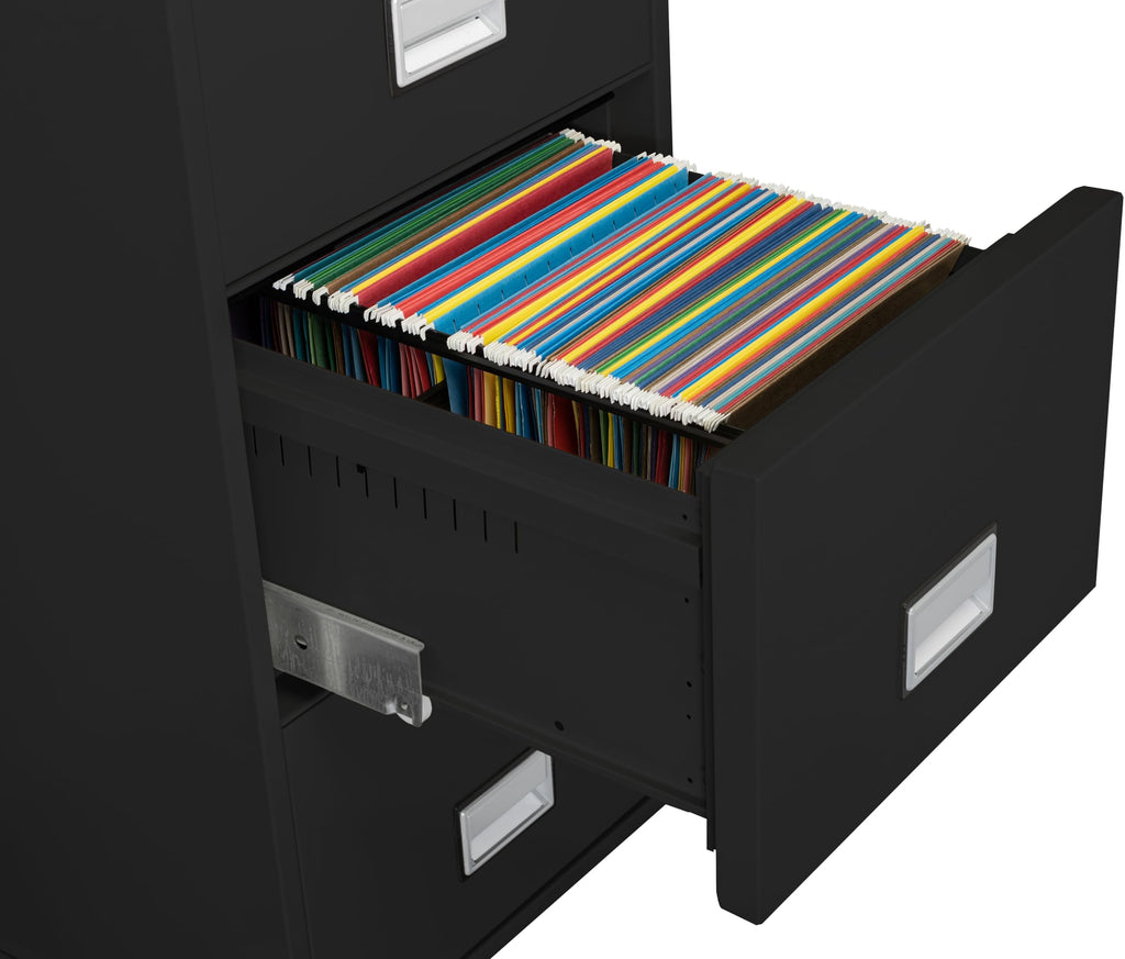 Black 4-Drawer Legal Fireproof File Cabinet Y192582