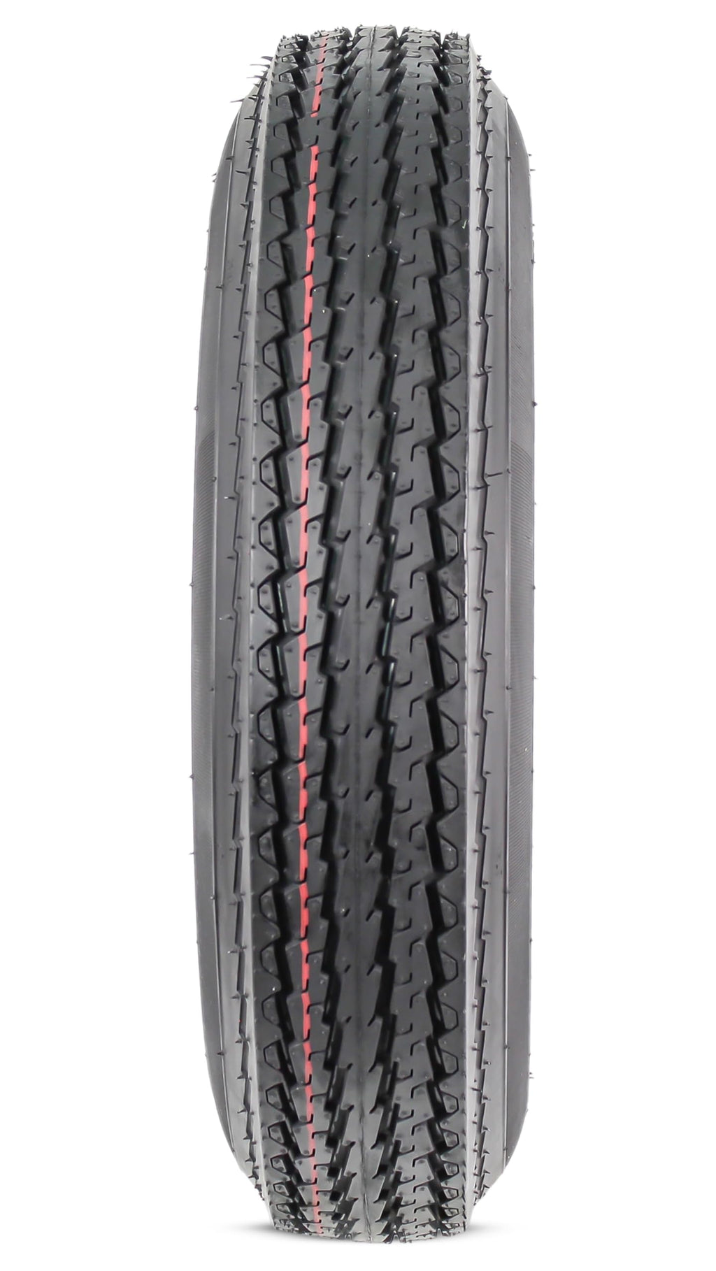 Trailer Tire Rim Assembly 5.30-12 5 Lug Black Wheel Z9984