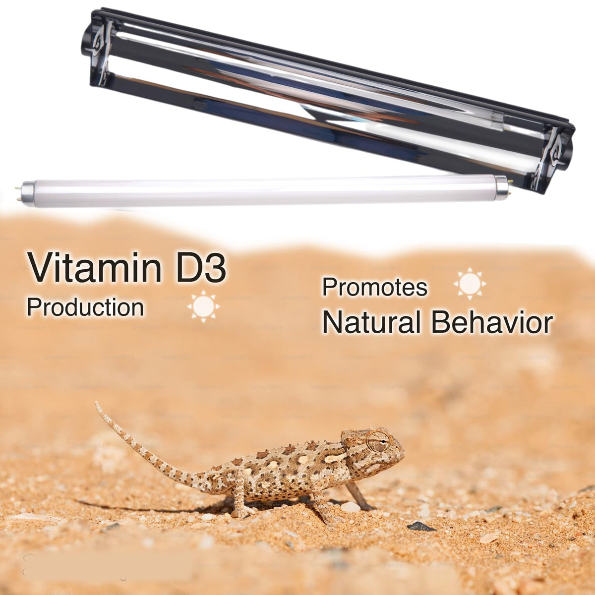15W UVB Reptile Light Kit 18 inches F25576