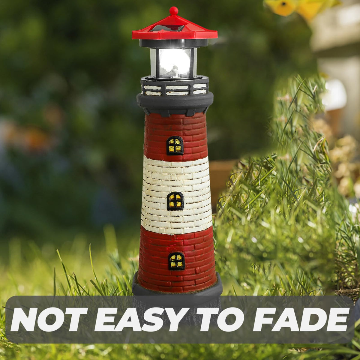 Solar Lighthouse Statue 14.76 Inch T154091