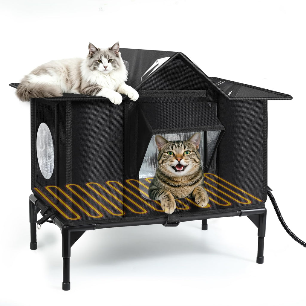 Insulated Outdoor Heated Cat Shelter M92538