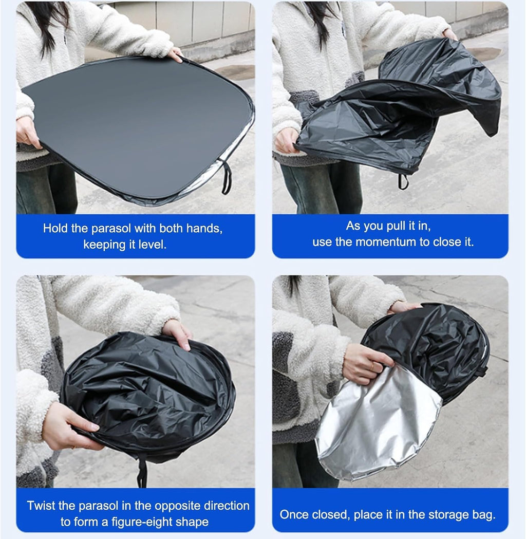 Car Windshield Sun Shade Graphene UV Protection F676369