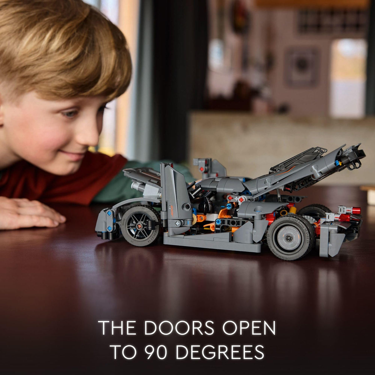 Grey Hypercar Building Set X354
