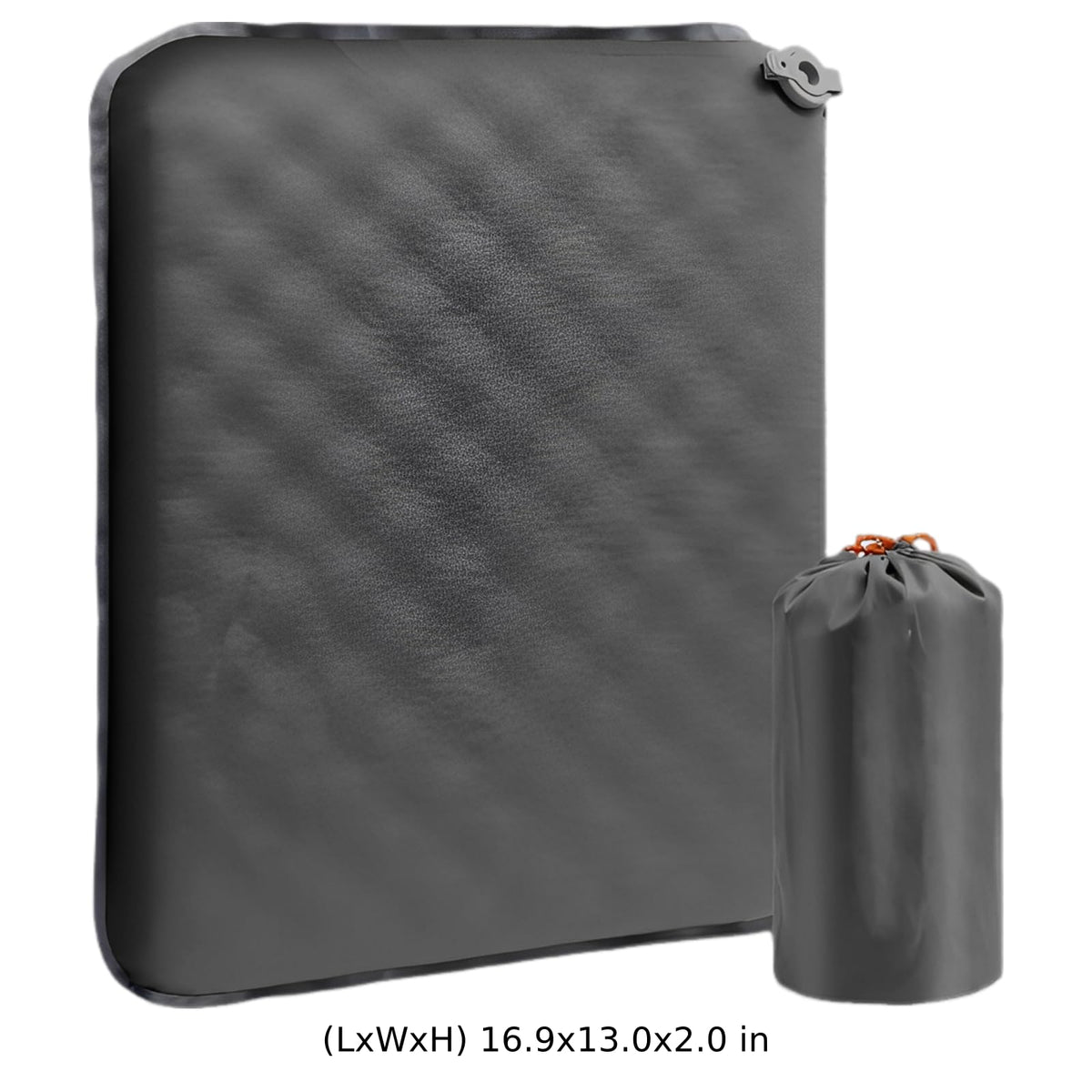 2 Pcs Inflatable Seat Cushion, 16.9 x 13 in Nylon TPU T7944