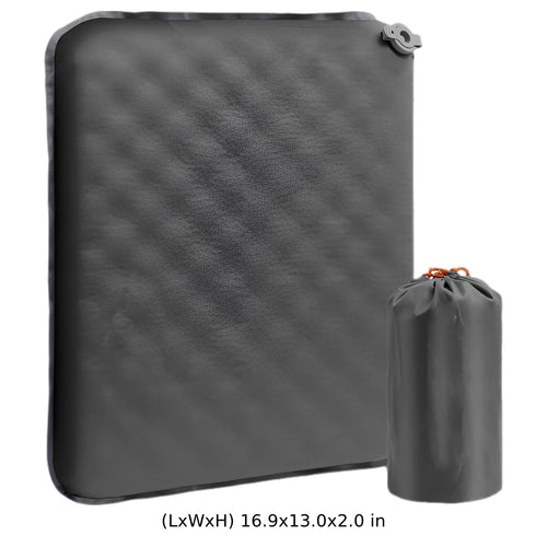 2 Pcs Inflatable Seat Cushion, 16.9 x 13 in Nylon TPU T7944
