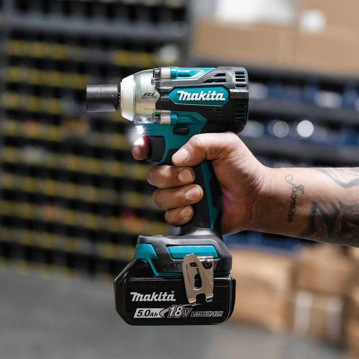 18V Cordless Brushless 4-Speed 3/8" Impact Wrench M843