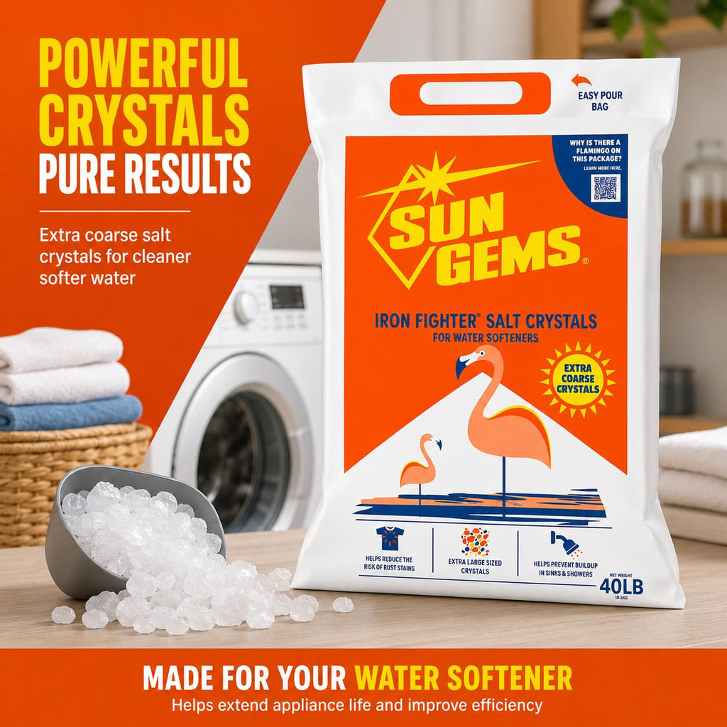 40 lb Extra Coarse Water Softener Salt Crystals I230998