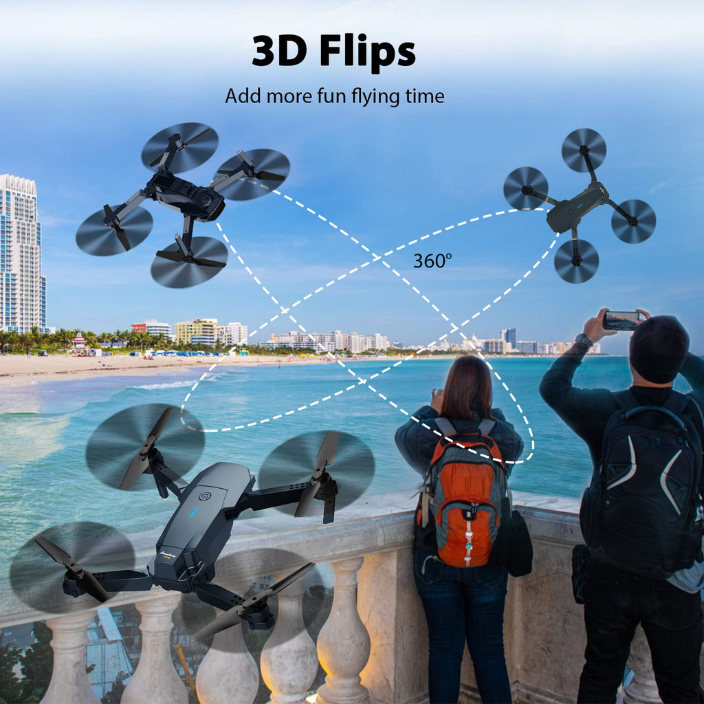 Foldable RC Quadcopter Drone with 1080P Camera E369