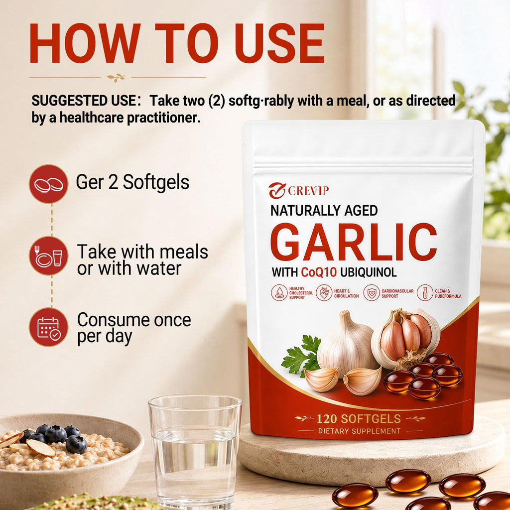 Odorless Garlic Extract Softgels 120Ct L1352