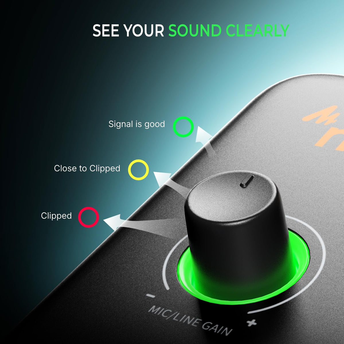 USB Audio Interface for Guitar & Vocals H356006
