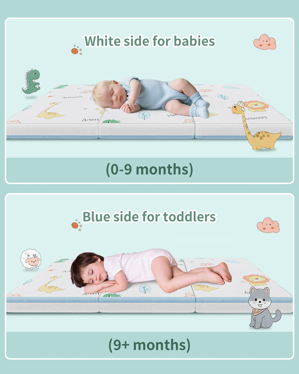 Trifold Pack and Play Mattress 38"x26" Q8636