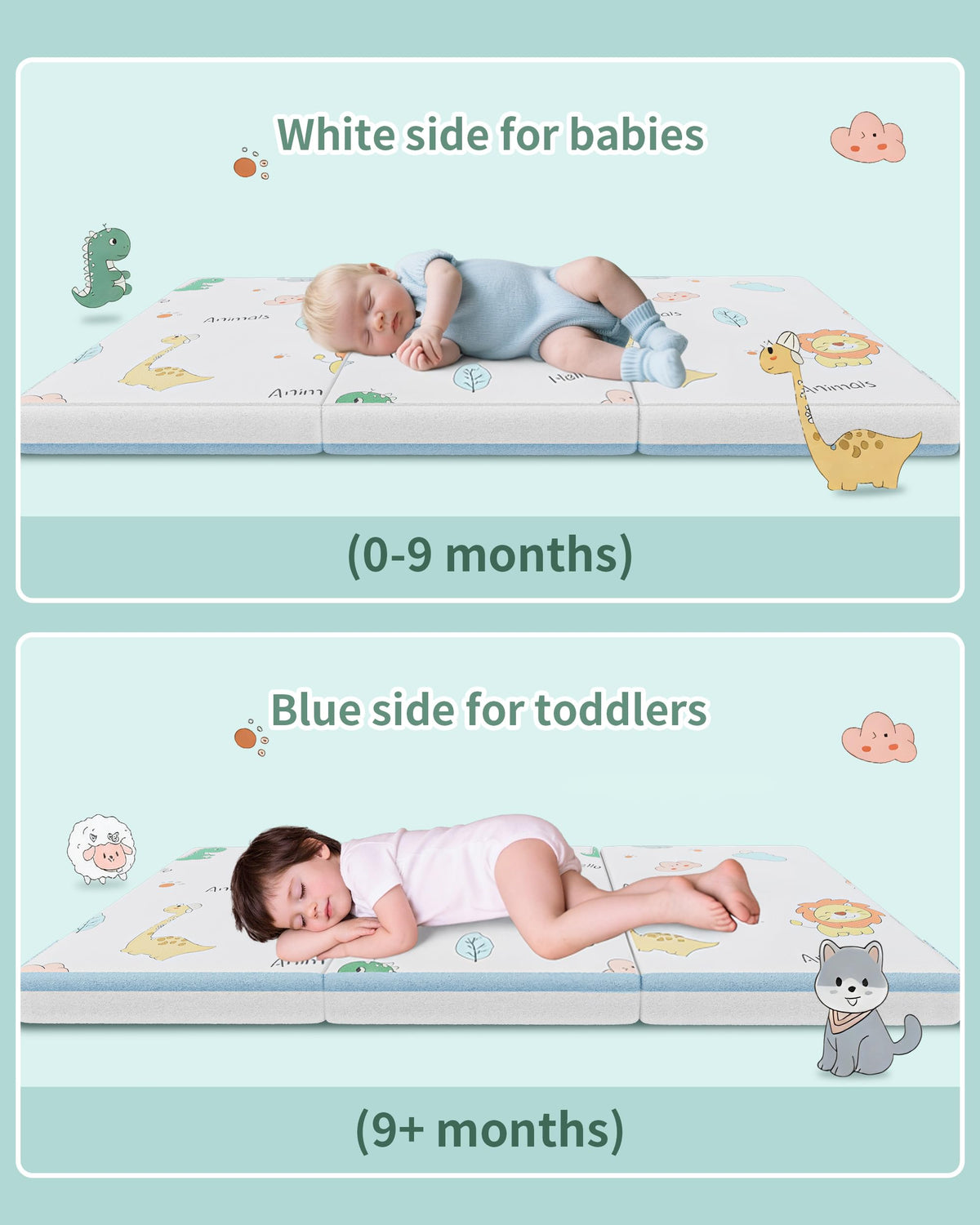Trifold Pack and Play Mattress 38"x26" Q8636