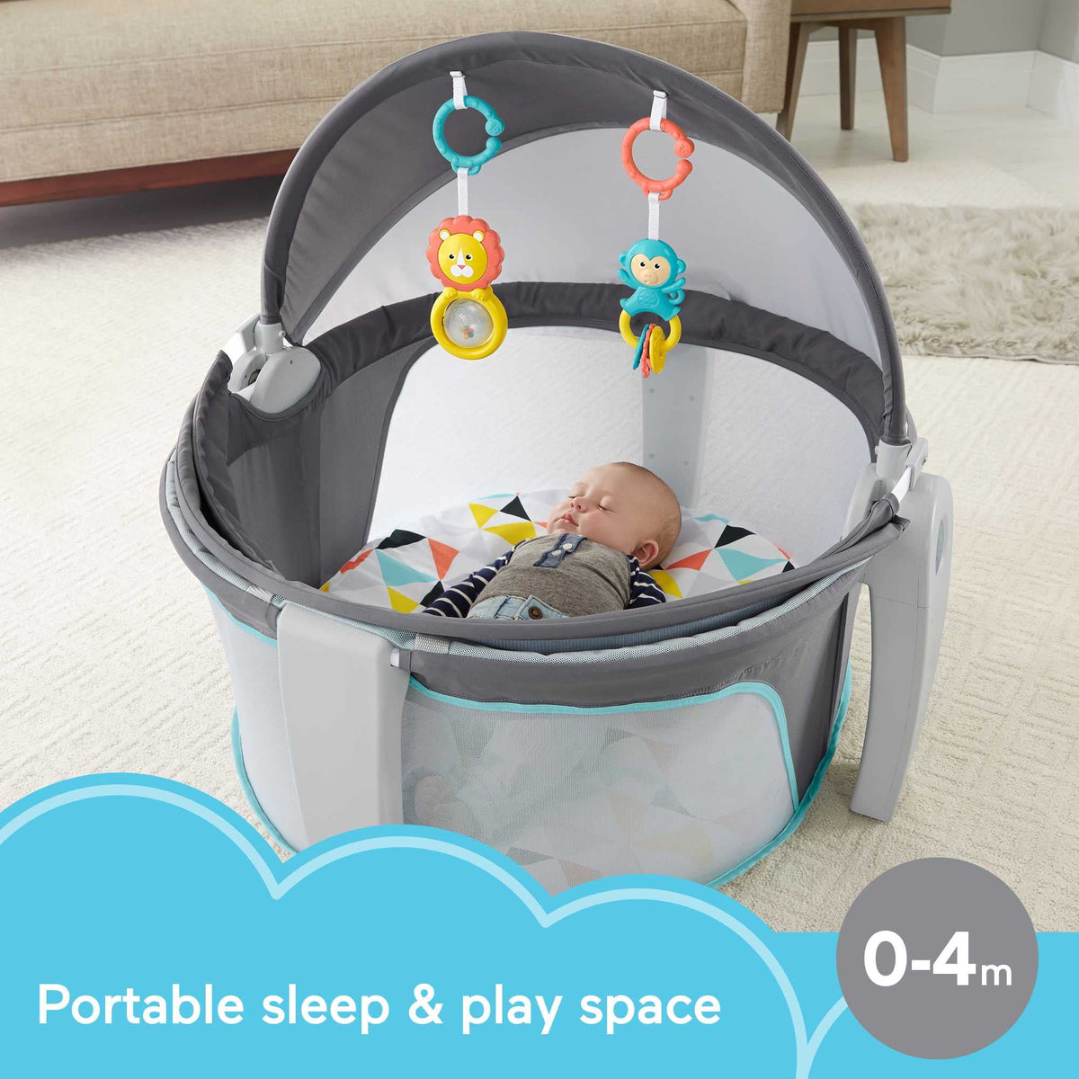 Portable Bassinet Baby Dome with Canopy Y370