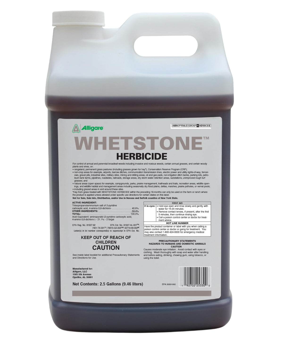 Post-Emergent Herbicide Concentrate 2.5 Gallon V7753