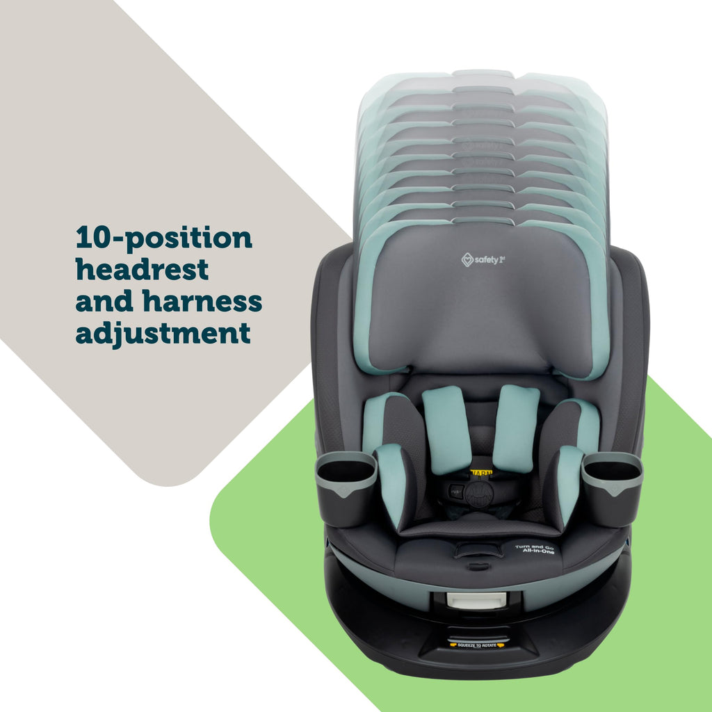 360 Rotating Convertible Car Seat, 5-100 lbs U6100