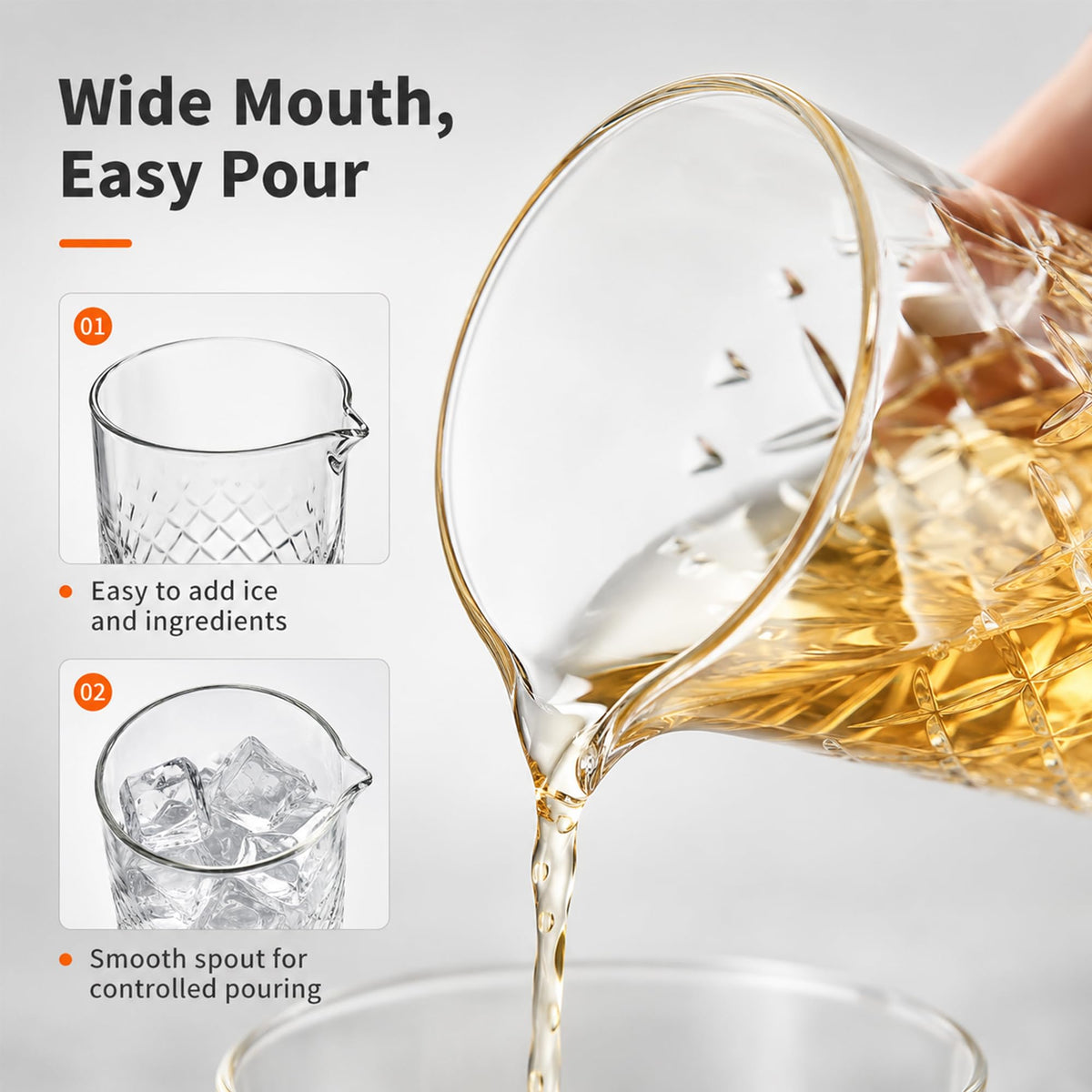 Cocktail Mixing Glass Set of 6 K189128