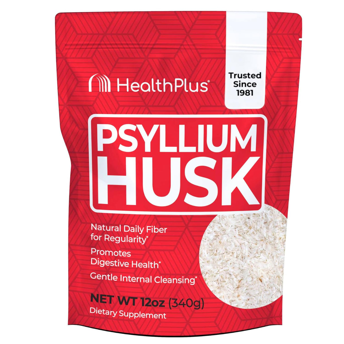 Psyllium Husk Fiber Supplement, 12 oz Y3473