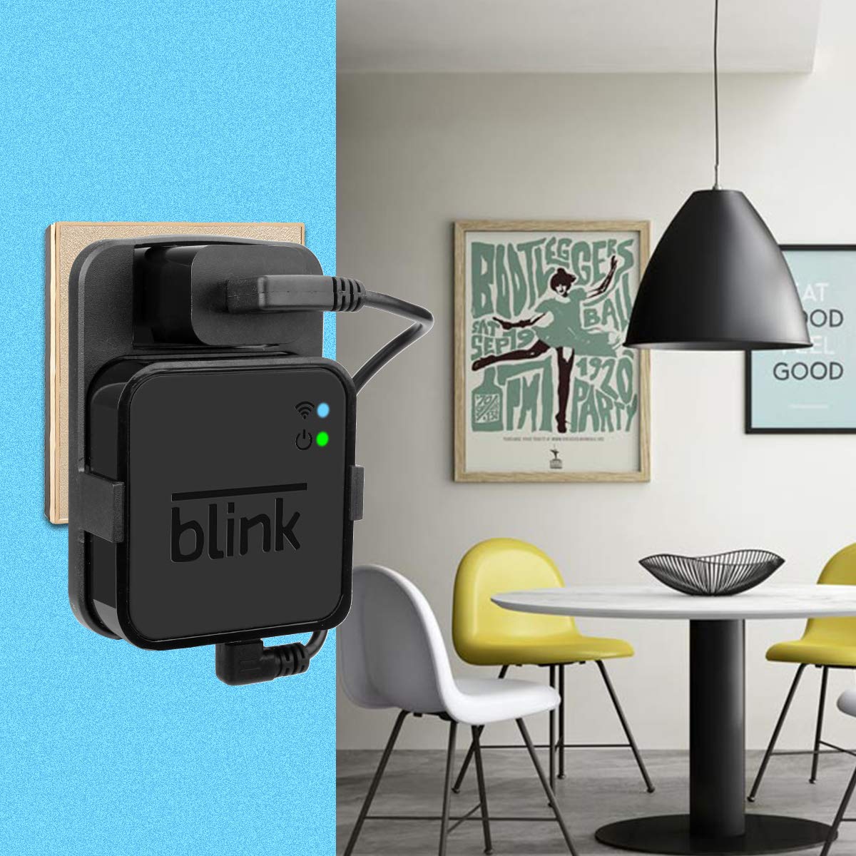 Wall Mount Bracket Holder for Camera (Black) B1537