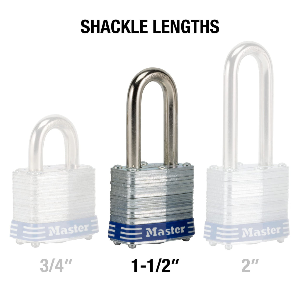 Outdoor Keyed-Alike Padlock 4 Pack C33625