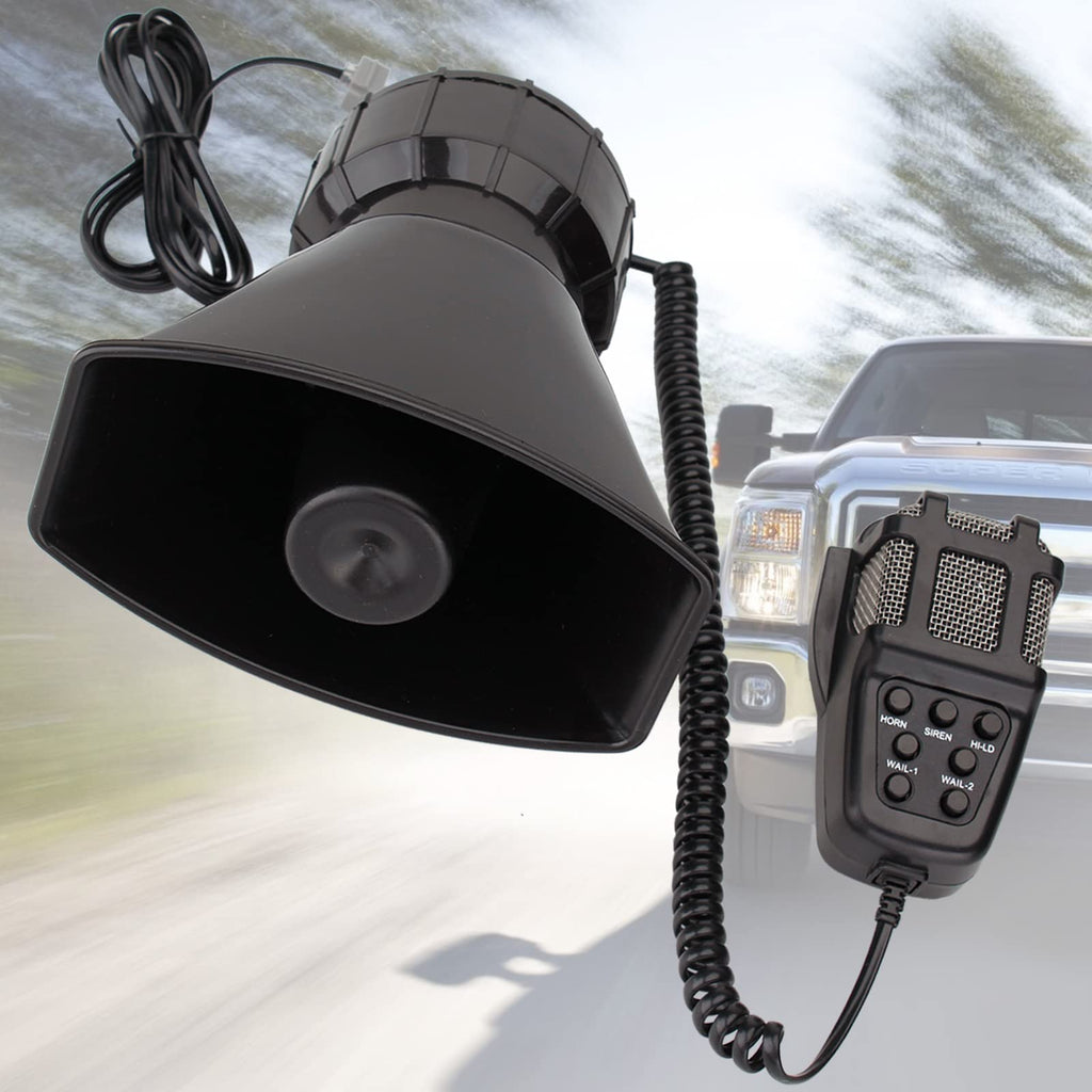 12V 100W 7 Tone Horn Siren PA System O3842