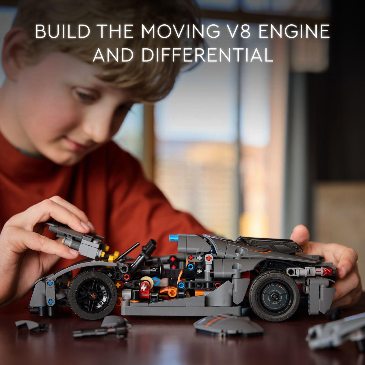 Grey Hypercar Building Set X354