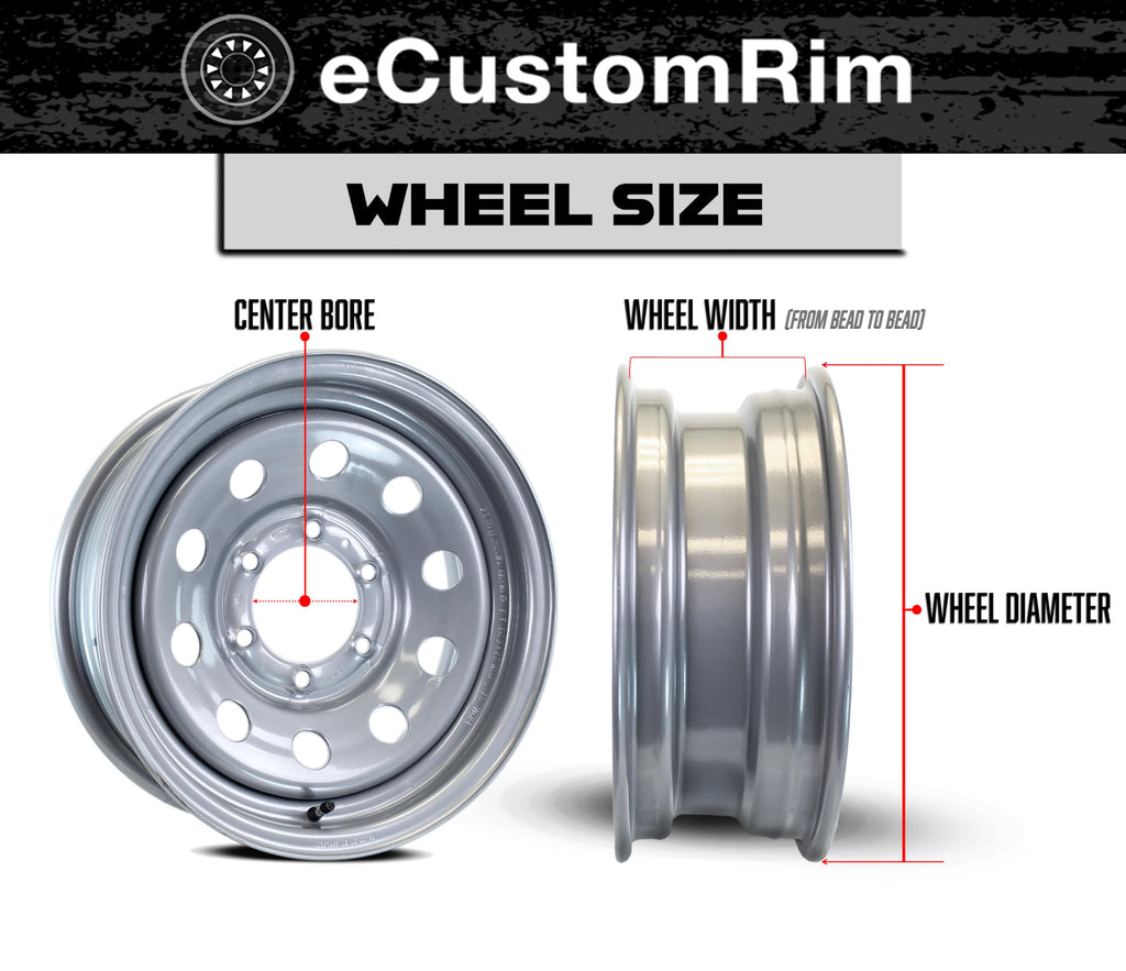 Trailer Tire Rim Assembly 5.30-12 5 Lug Black Wheel Z9984