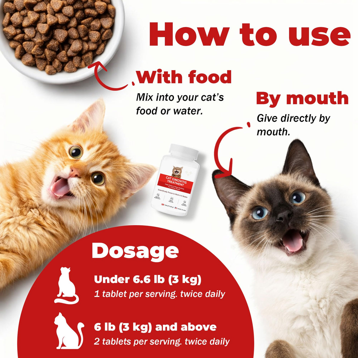 Cat Dental Care Tablets U4300