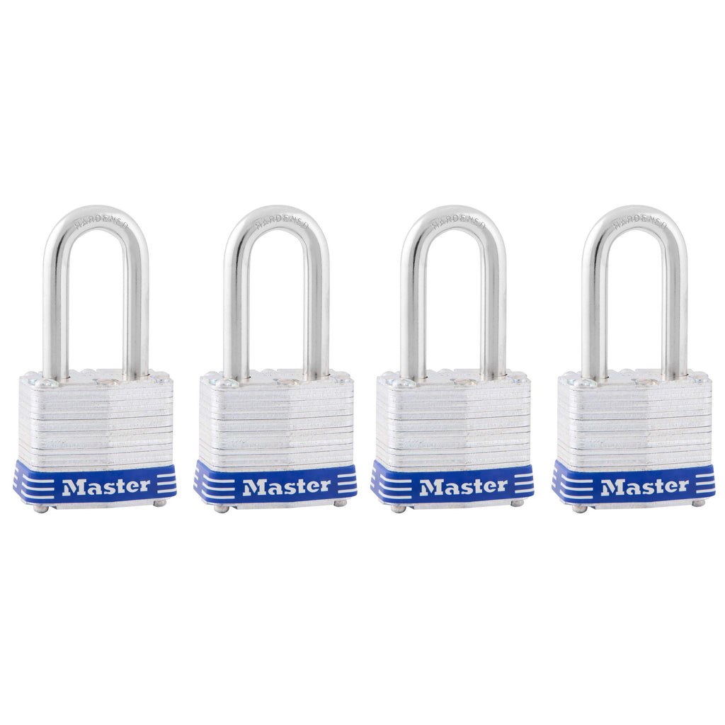 Outdoor Keyed-Alike Padlock 4 Pack C33625