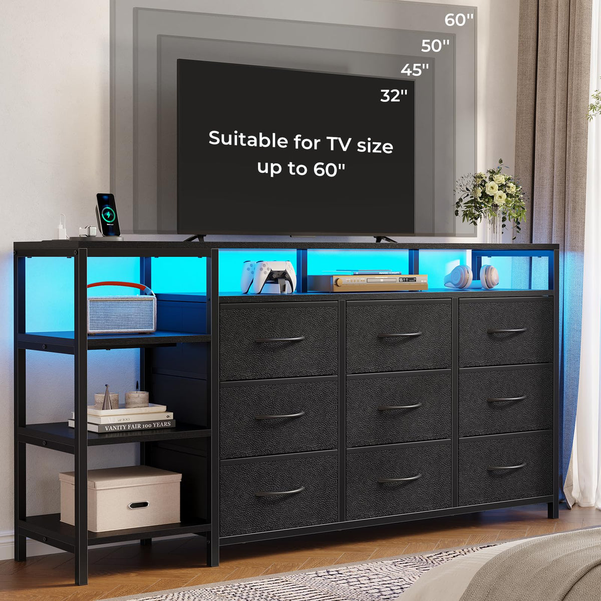 Black TV Stand F720679