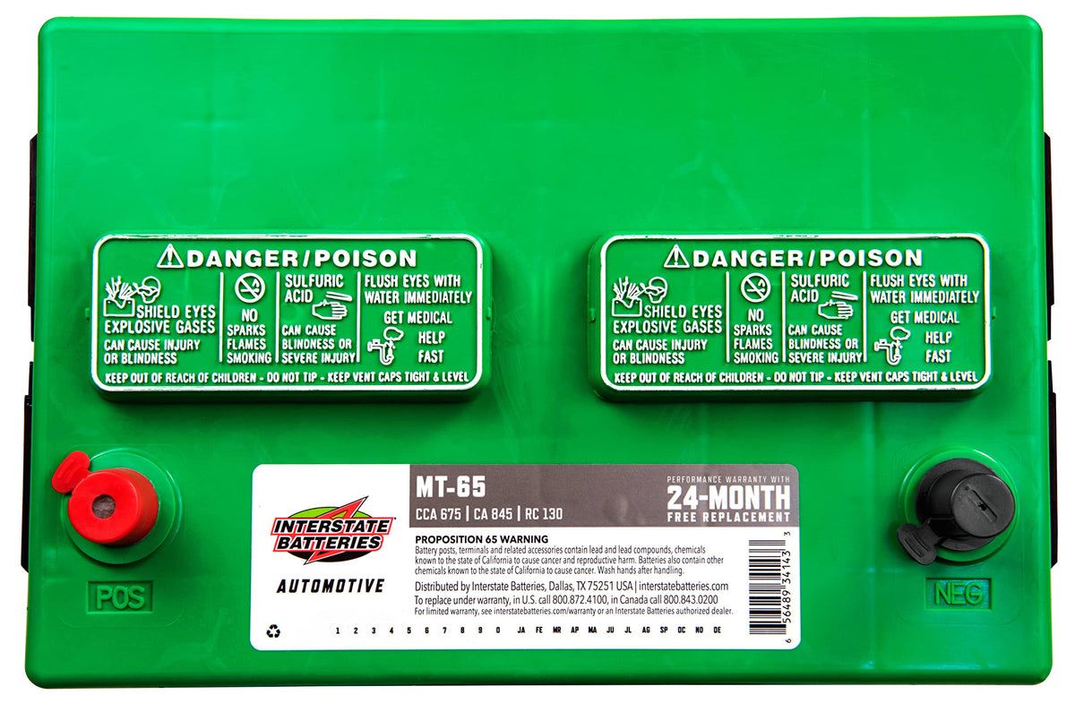 Group 65 12V 675 CCA Car Battery S961736