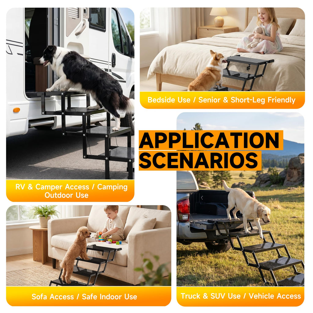 Foldable Dog Stairs Y94271