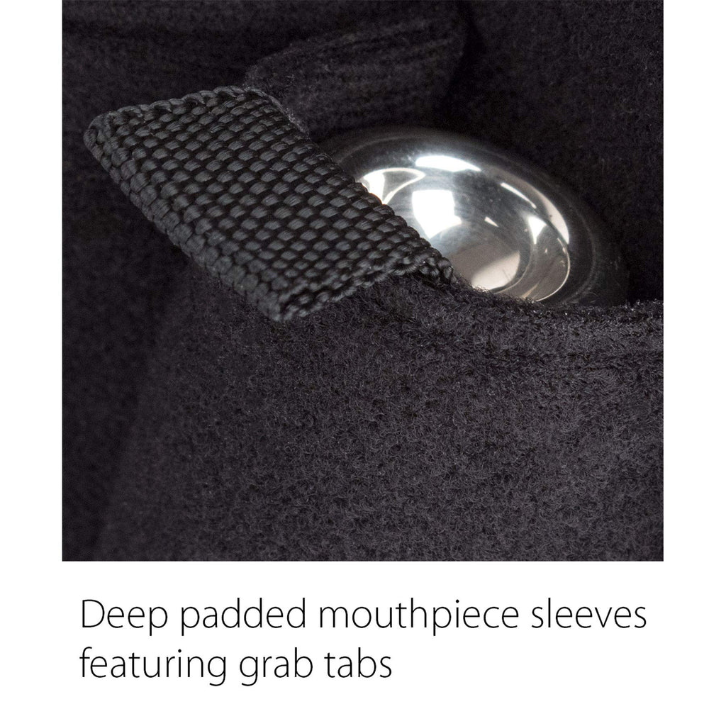 Trumpet/Small Brass 3-Piece Nylon Mouthpiece Pouch with Zipper Closure Z7105
